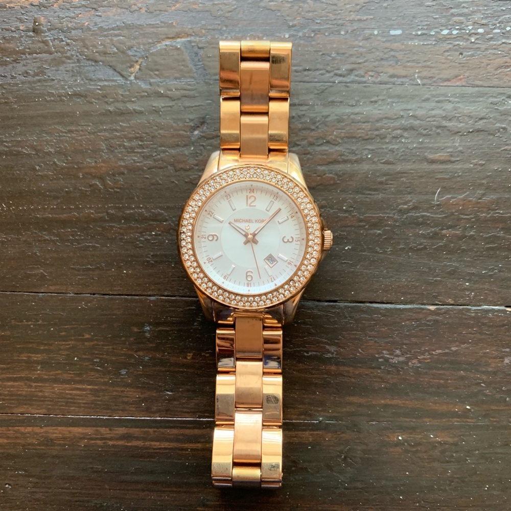 Michael Kors ‘Madison’ Rose Gold Watch